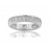 1.00 CT TW Round Cut Diamond Wedding Band Ring